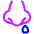 Runny Nose Icon from Plump Neon Set