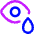 Symptoms Eye Drop Icon from Core Neon Set