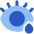 Symptoms Eye Drop Icon from Plump Flat Set