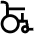 Wheelchair Icon from Atlas Line Set