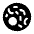 Bacteria Icon from Solar Bold Set