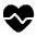 Heart Pulse 2 Icon from Solar Bold Set | Free Download as SVG Vector and Transparent PNG | Streamline icons