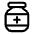 Jar Of Pills Icon from Solar Linear Set