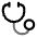 Stethoscope Icon from Solar Line Duotone Set
