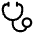 Stethoscope Icon from Solar Linear Set