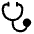 Stethoscope Icon from Solar Bold Set