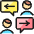 Team Exchange Chat icon - Free transparent PNG, SVG. No sign up needed.
