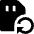 Sd Card Return Icon from Nova Solid Set