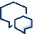 Bubble Chat Double 1 icon - Free transparent PNG, SVG. No sign up needed.