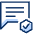 Bubble Chat Text Check Icon from Cyber Duotone Set