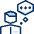 User Chat 2 Icon from Cyber Duotone Set | Free Download as SVG Vector and Transparent PNG | Streamline icons