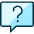 Messages Bubble Square Question Icon from Ultimate Duotone - Free Set