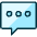 Messages Bubble Square Typing 1 Icon from Ultimate Duotone - Free Set