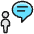 Messages People User Bubble Circle Icon from Ultimate Colors - Free Set