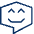 Bubble Chat Smiley Face 3 Icon from Cyber Line Set