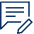 Bubble Chat Text Edit Icon from Cyber Line Set