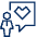 User Chat Favorite Heart Icon from Cyber Line Set