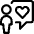 Messages People User Heart Icon from Ultimate Regular Set