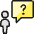 Messages People User Question Icon from Ultimate Colors Set