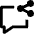 Message Chat Square Share Icon from Nova Line Set