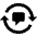 Message Chat Square Sync Icon from Nova Line Set