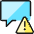 Messages Bubble Square Warning Triangle icon - Free transparent PNG, SVG. No sign up needed.