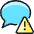 Messages Bubble Warning Triangle icon - Free transparent PNG, SVG. No sign up needed.