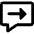 Send Comment Bubble Alternate Icon from Ultimate Bold Set