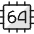Computer Chip 64 icon - Free transparent PNG, SVG. No sign up needed.