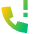 Call Alert Icon from Sharp Gradient Set