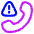 Call Alert Icon from Plump Neon Set