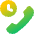 Call Time Duration Icon from Core Gradient Set