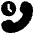 Call Time Duration Icon from Plump Solid Set