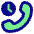 Call Time Duration Icon from Plump Pop Set