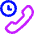 Call Time Duration Icon from Core Neon Set