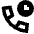 Call Time Duration Icon from Sharp Remix Set