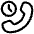 Call Time Duration Icon from Plump Line Set