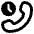 Call Time Duration Icon from Plump Remix Set