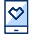 Mobile Phone Favorite Heart Icon from Cyber Duotone Set