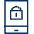 Mobile Phone Lock Icon from Cyber Line Set