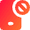 Phone App Blocking Icon from Core Gradient Set