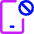 Phone App Blocking Icon from Core Neon Set