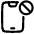 Phone App Blocking Icon from Plump Line Set