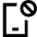 Phone App Blocking Icon from Sharp Line Set
