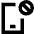 Phone App Blocking Icon from Sharp Solid Set