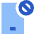 Phone App Blocking Icon from Sharp Flat Set
