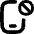 Phone App Blocking Icon from Flex Solid Set