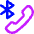Phone Call Bluetooth Speaker Icon from Core Neon Set