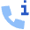 Phone Call Caller Id Information Center Icon from Sharp Flat Set