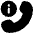 Phone Call Caller Id Information Center Icon from Plump Solid Set